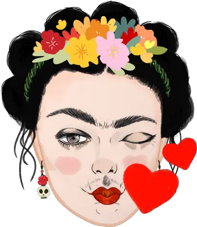 Wuwu People Frida Kahlo Emoji Png Frida Kahlo Png