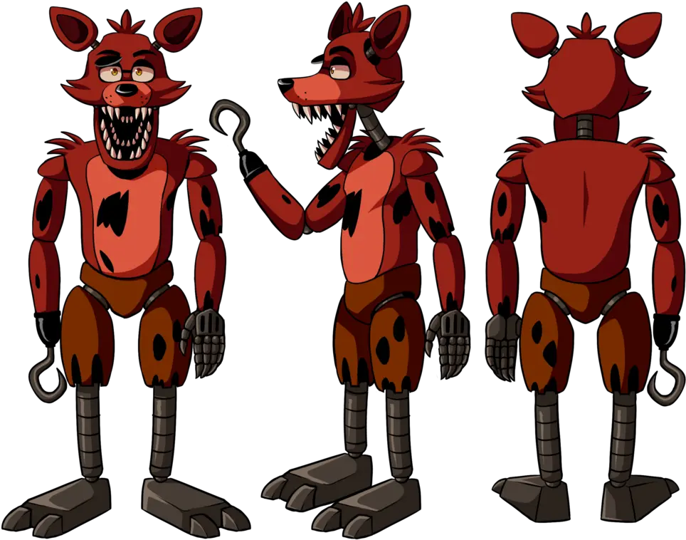 Download Hd Fnaf World Five Nights Fnaf 1 Foxy Full Png Fnaf Png