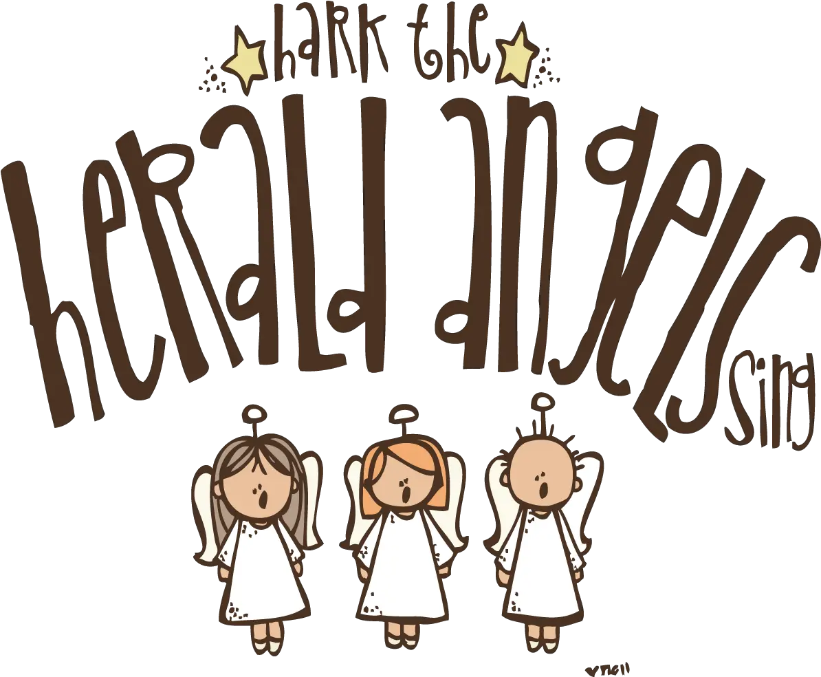 Angels Singing Transparent U0026 Png Clipart Free Download Ywd Hark The Herald Angels Sing Clip Art Singing Png