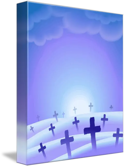 Rest And Peace Lies In The Cemetery Moon Li By Maa Illustrations Horizontal Png Rest In Peace Png