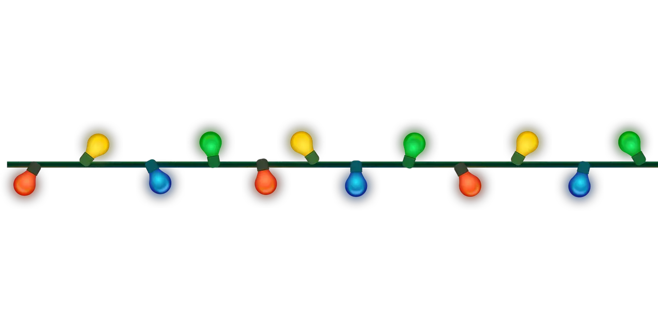 Christmas Light Png Vector