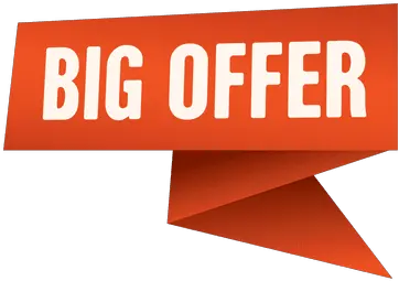 Transparent Png Svg Vector File Big Offer Logo Png Offer Png
