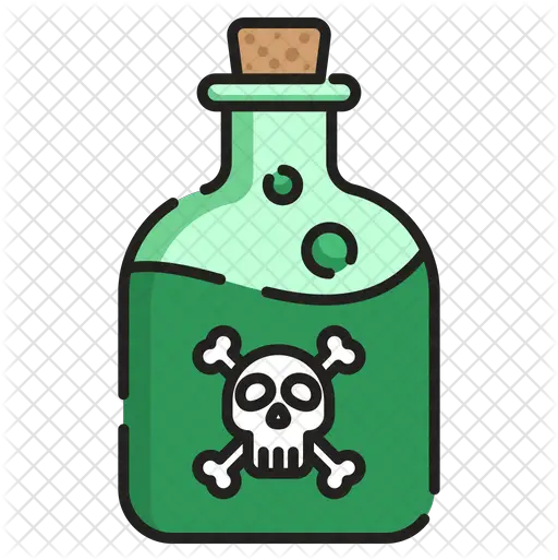 Poison Icon Of Colored Outline Style Poison Icon Png Poison Png