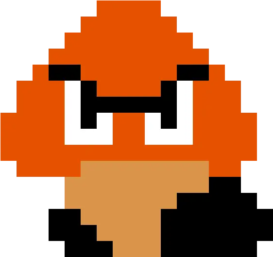 Pixilart Goomba By Snioslito 8 Bit Mario Goomba Png Goomba Png