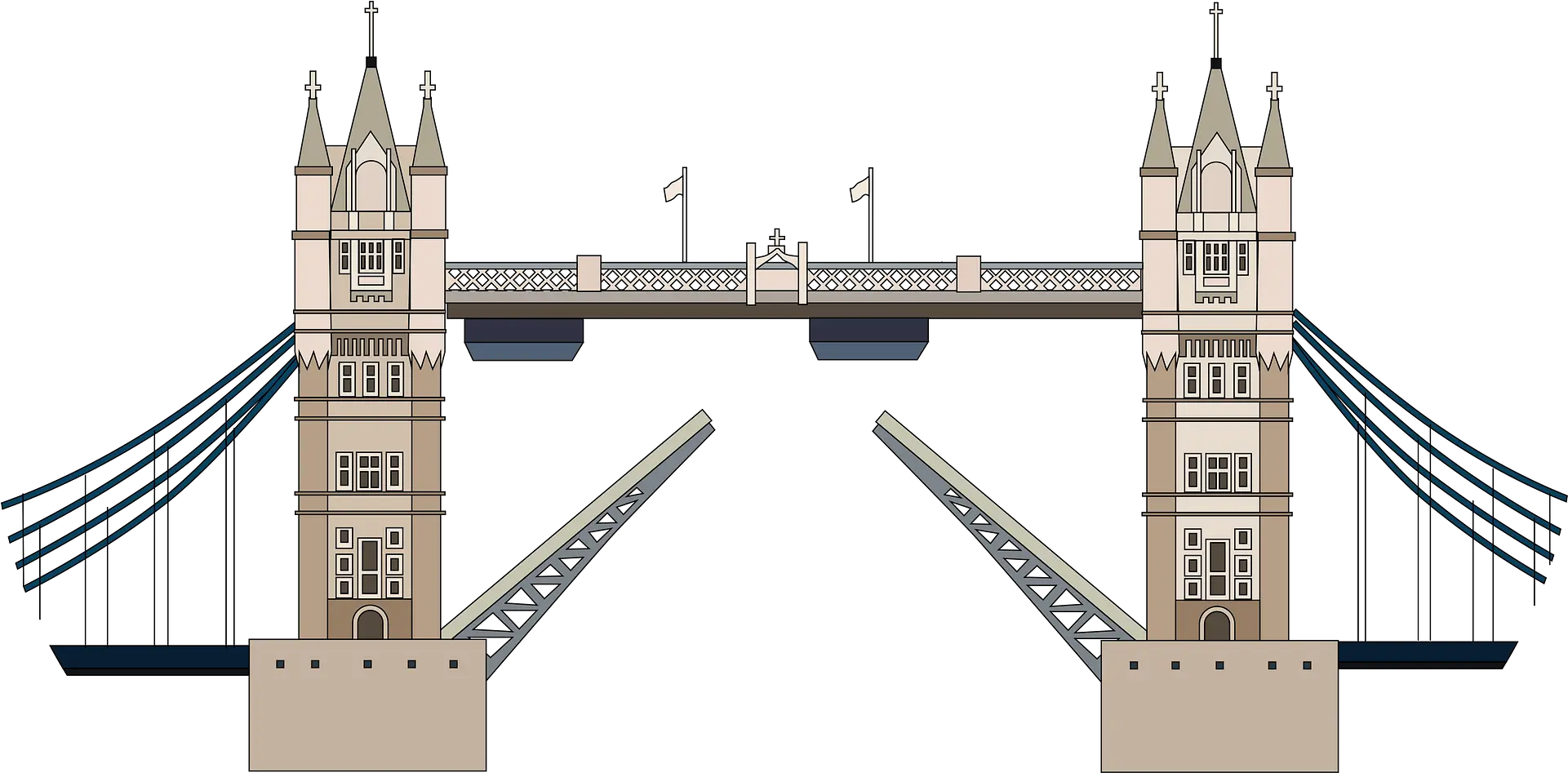 Tower Bridge Clipart Tower Bridge Png Bridge Clipart Transparent