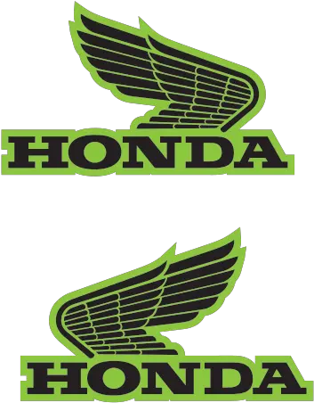 Printed Vinyl Pair Of Honda Wings Logo Honda Logo Png Wings Logo