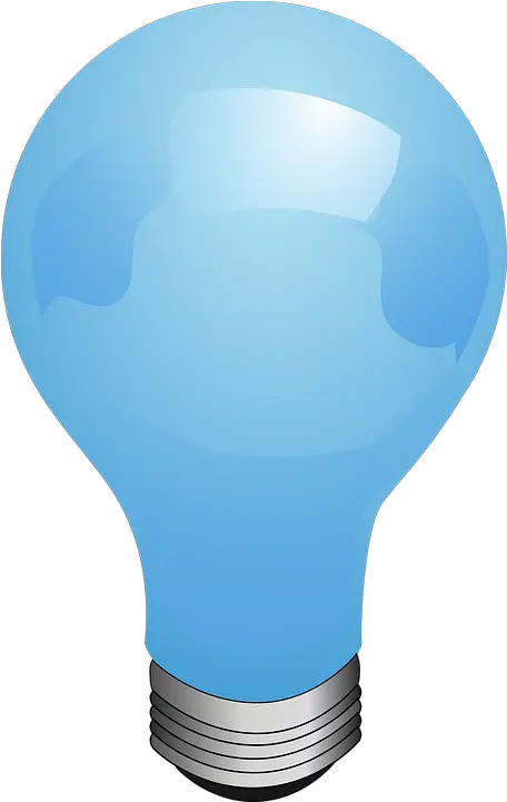 Electric Bulb Transparent Background Light Blue Light Bulb Png Lightbulb Transparent Background