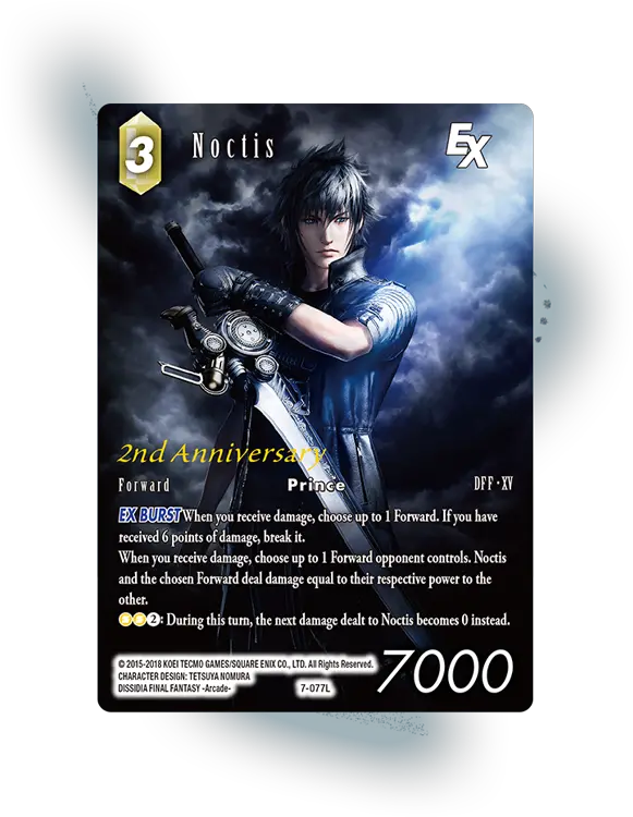 Latest Final Fantasy Trading Card Game U201copus Viiu201d Set Now Png Noctis