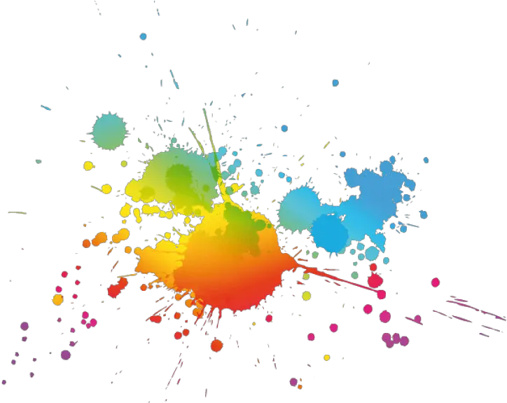 Color Splat Png Background Colour Splash Png Splatters Effect Png