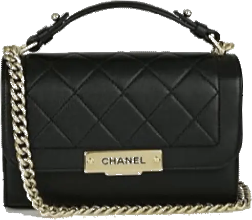 Bolsa Chanel Label Click Flap Shoulder Bag Png Chanel Png