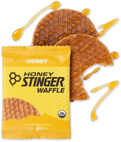 Organic Waffle Honey Stinger Honey Waffle Png Waffle Transparent