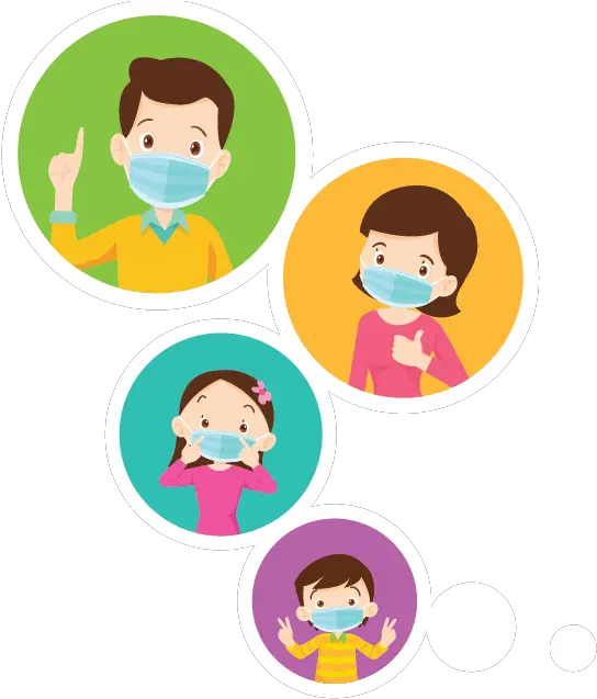 Charity Acc Wearing Surgical Mask Clipart Png Child Png