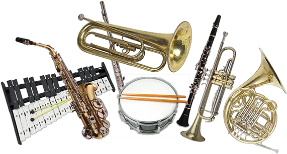 Brass Band Instrument Free Png Image Woodwind And Brass And Percussion Instruments Band Png