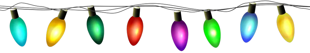 Christmas Circle Lights Png