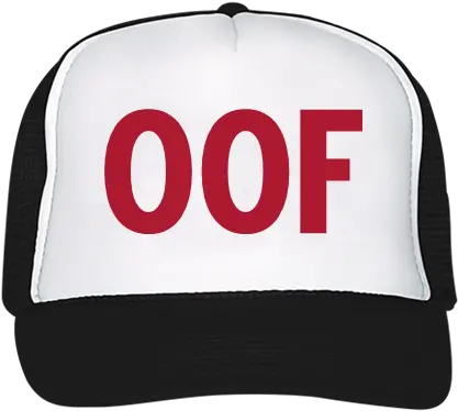 Oof Trucker Hat Baseball Cap Png Oof Png