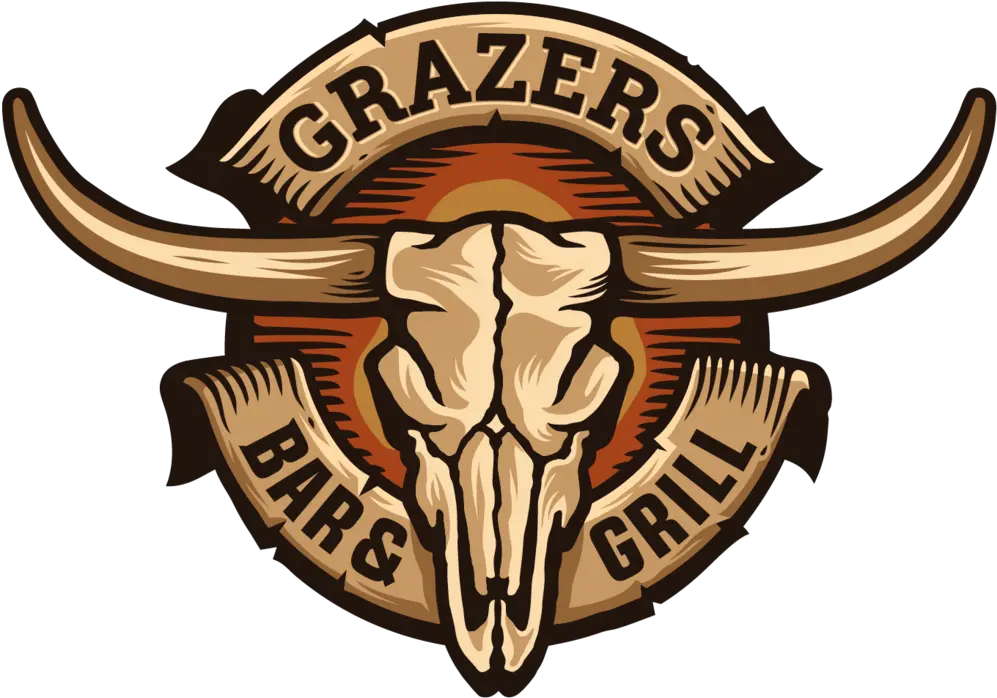 Grazers Bar Grill Png Bone Fish Logo