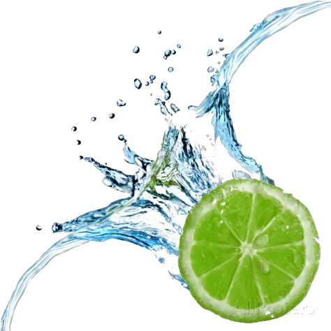 Lime Splash Png Image Lemon Drop In Water Lime Transparent Background