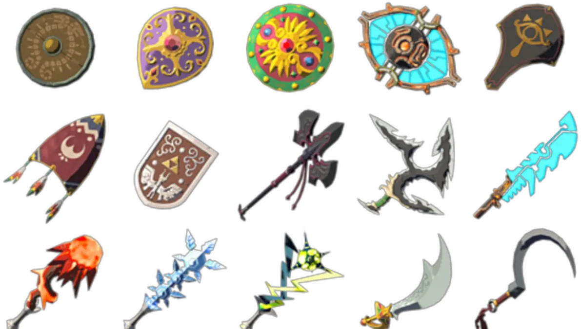 Download Legend Of Zelda Breath Of The Wild Shields Png Zelda Breath Of The Wild Png