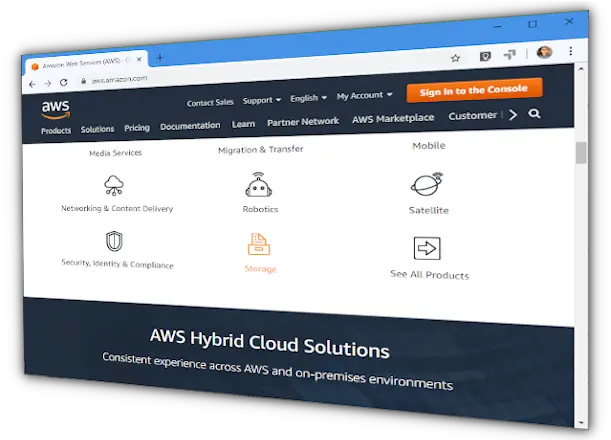 Amazon S3 Web Browser Access Vertical Png Aws Png