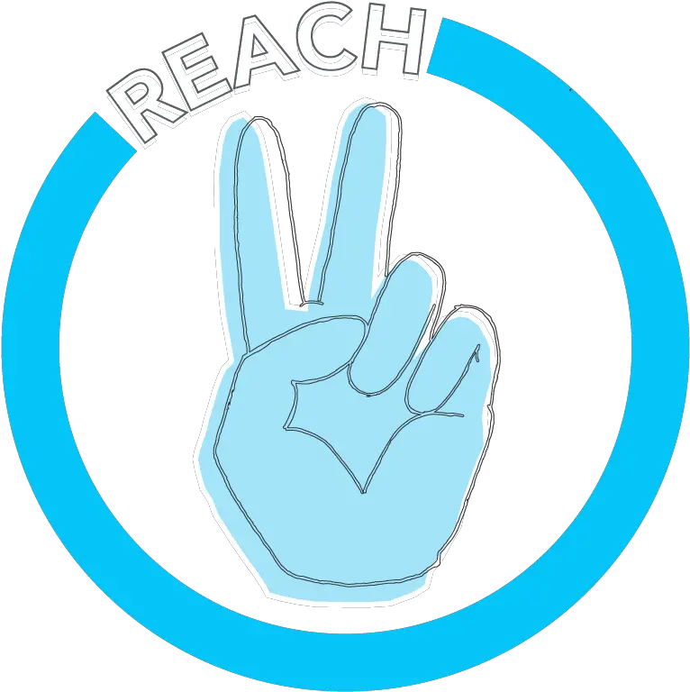 Reach Program High School Volunteers Blue Missions Sign Language Png Body Language Icon