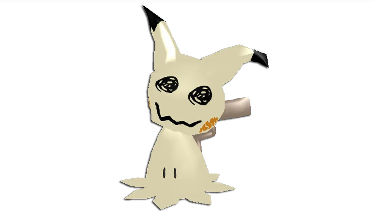 Mimikyu 3d By Sunwer Fur Affinity Dot Net Fictional Character Png Mimikyu Transparent