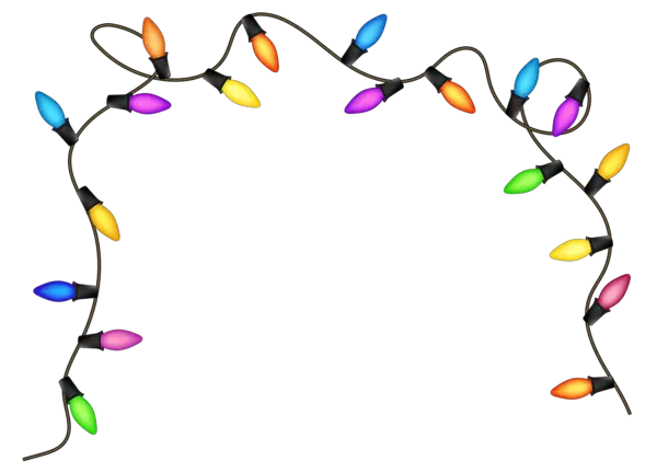 Christmas Lights Png Vector