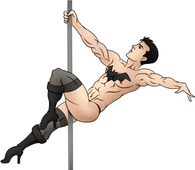 Male Stripper Cartoon Png Male Stripper On Pole Stripper Png