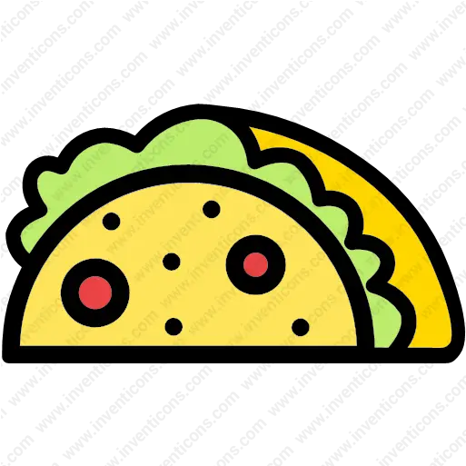 Download Tacos Vector Icon Inventicons Png Burrito
