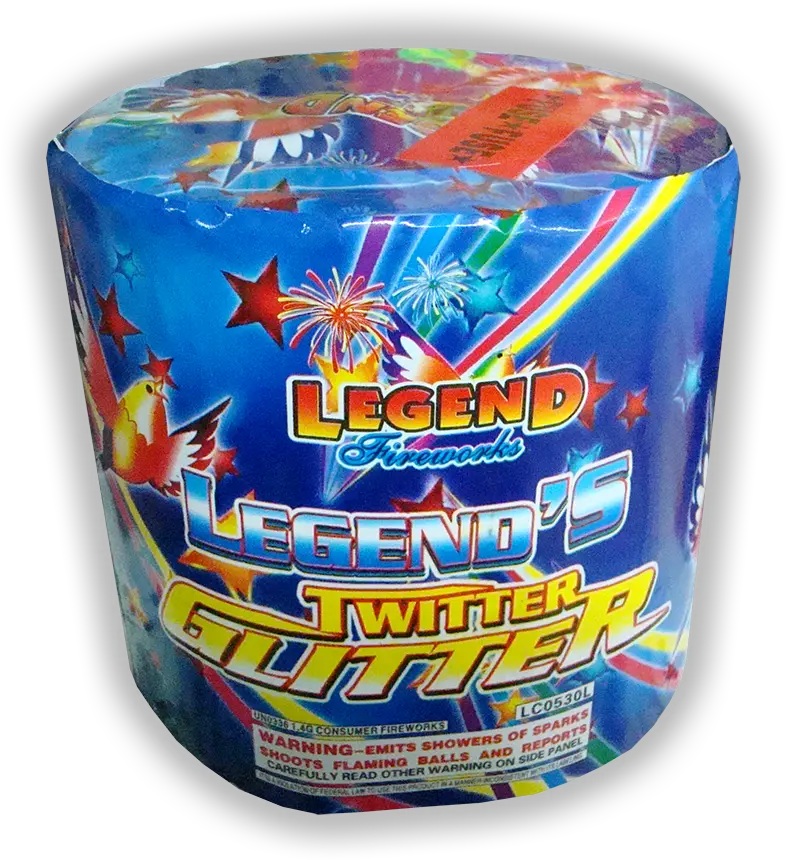 Twitter Glitter Large Legend Miller Fireworks Cylinder Png Twiter Png