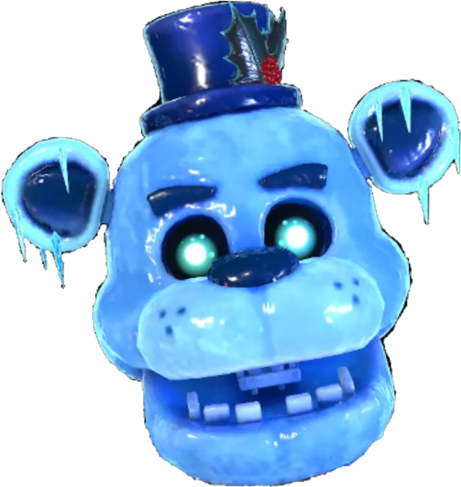 Here Is A Shocked Freddy Frostbear Head Png For Whoever Fnaf Freddy Frostbear Shocked Png