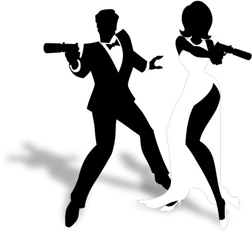 James Bond Theme Gun Barrel Sequence Silhouette James Bond Gun Png James Bond Png