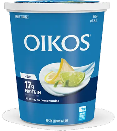 Zesty Lemon U0026 Lime Oikos Canada Oikos Greek Yogurt Lime Png Lime Png