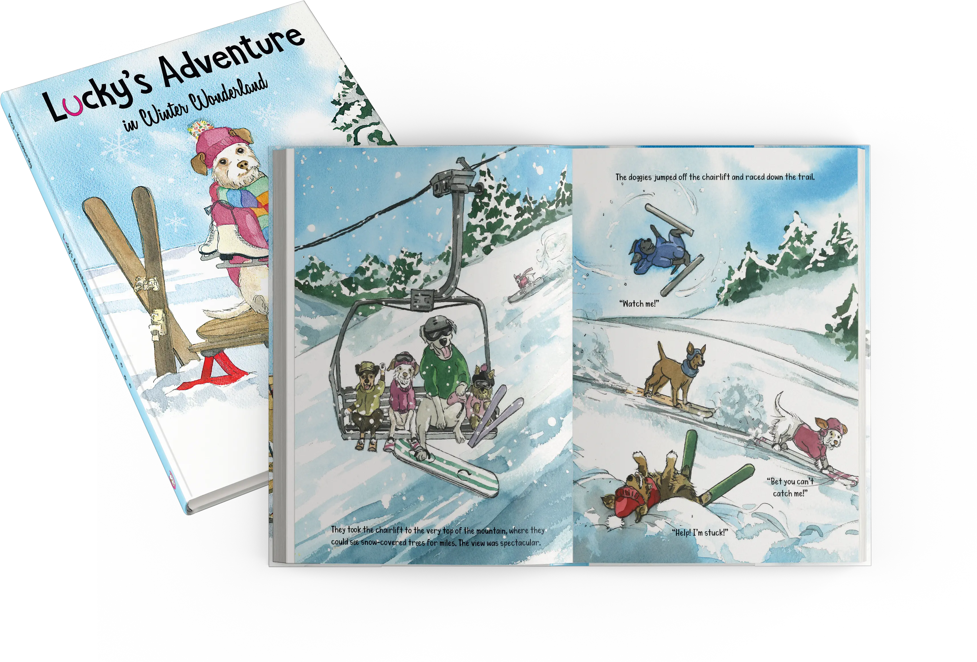 Luckyu0027s Adventure In Winter Wonderland Adventures Ski Equipment Png Winter Wonderland Png