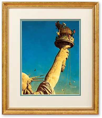 The Statue Of Liberty Norman Rockwell Statue Of Liberty Png Statue Of Liberty Logo