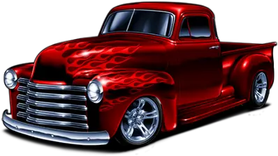 Candy Red Truck Chevrolet Advance Design Png Red Truck Png