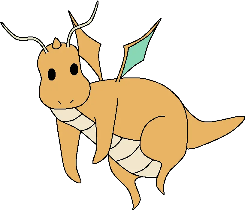 Download Curious Dragonite Cartoon Png Dragonite Png