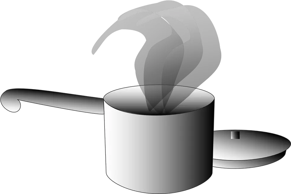 Pot Cooking Cover Free Vector Graphic On Pixabay Pot With Steam Png Pot Png