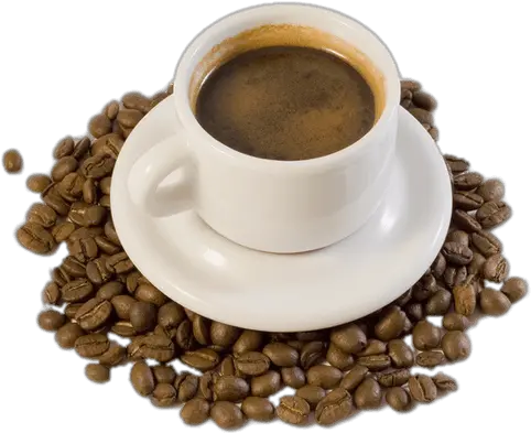 Cup Of Coffee And Beans Transparent Png Cafe Png Cup Of Coffee Transparent Background