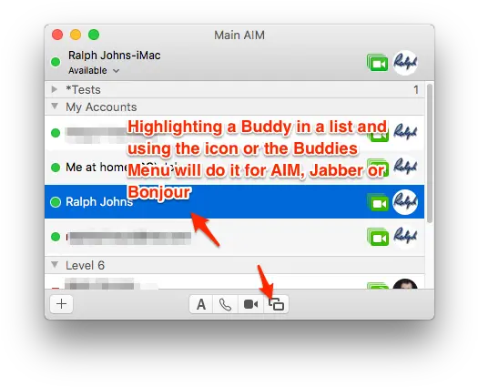 Screen Sharing Invitation Grayed Out Vertical Png How To Change Your Buddy Icon On Aim