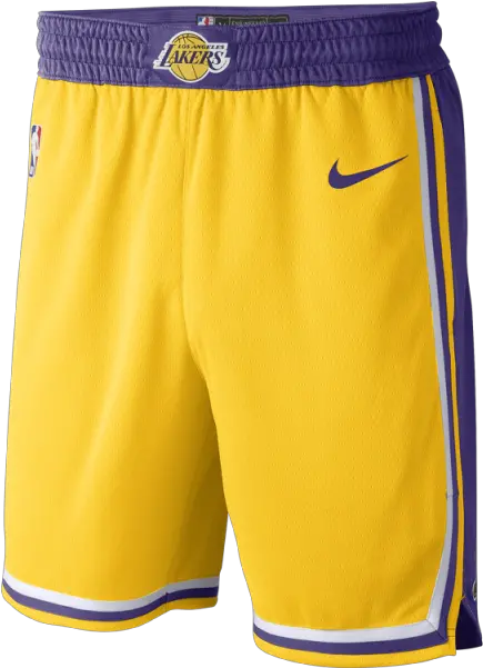 Download Nike Lakers Shorts Png Image With No Background Short Lakers Nike Shorts Png