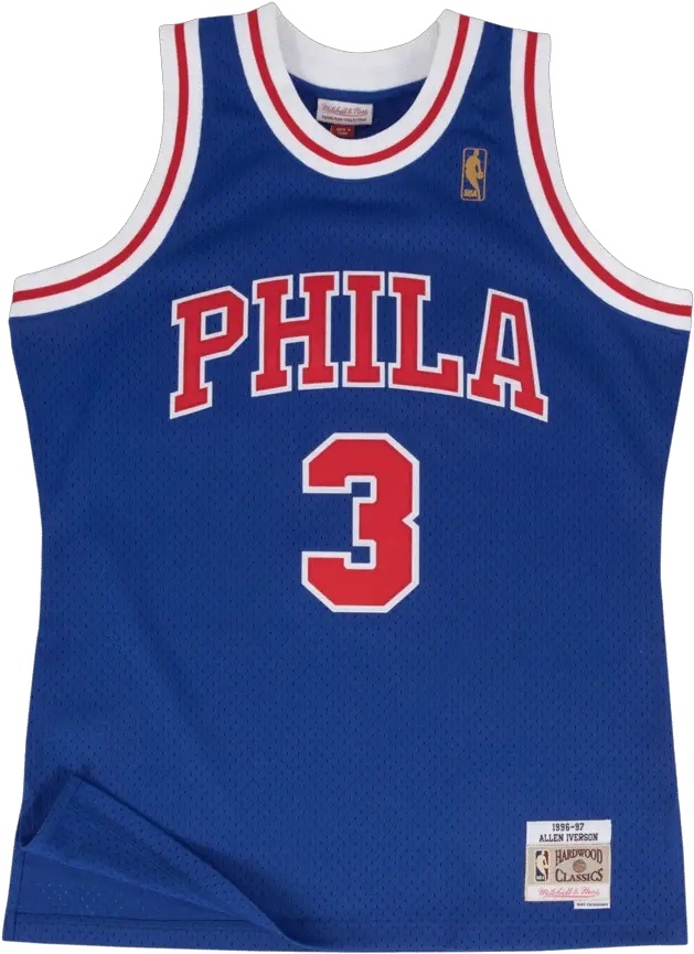 Download Mitchell Ness Iverson Sports Jersey Png Allen Iverson Png
