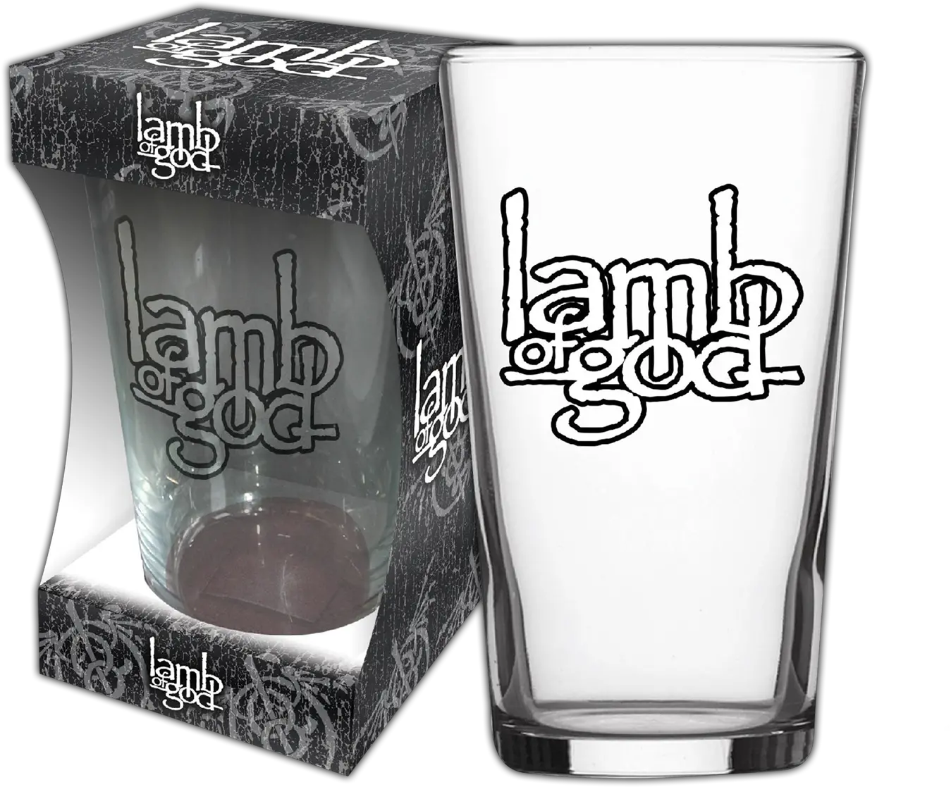Logo Beer Glass Pint Glass Png Lamb Of God Logo