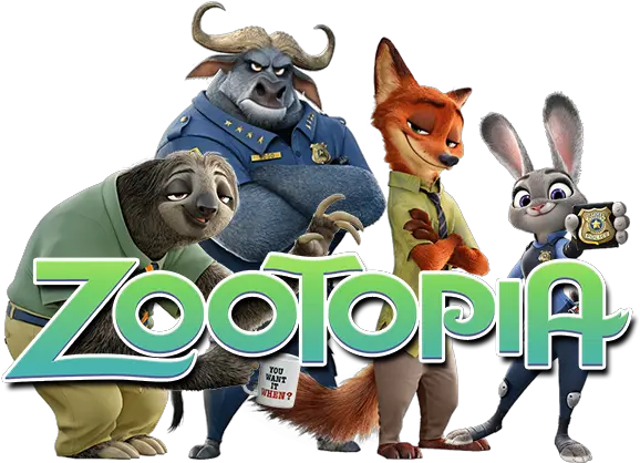 Zootopia Png Imagens Png Zootopia Main Animals With Names Zootopia Png