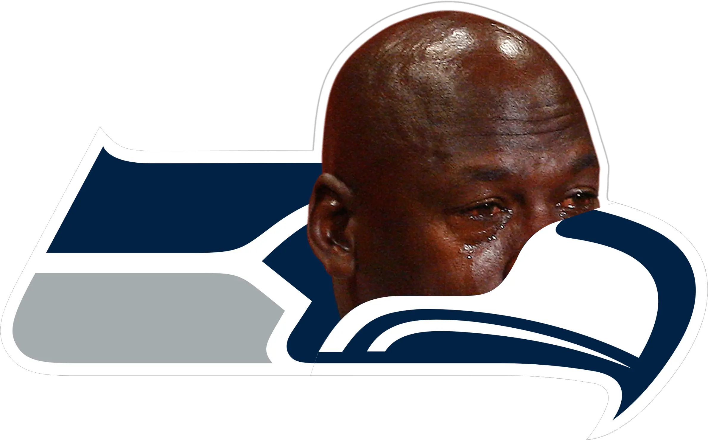 I Made Crying Jordan Nfl Logos For Every Team During A Few Seahawks Logo Png Seahawks Logo Transparent