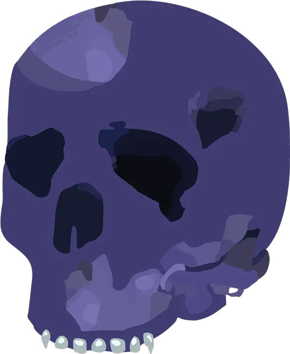 Skull Design Abstract Purple Vampire Teeth Sharp Clip Art Png Vampire Teeth Png