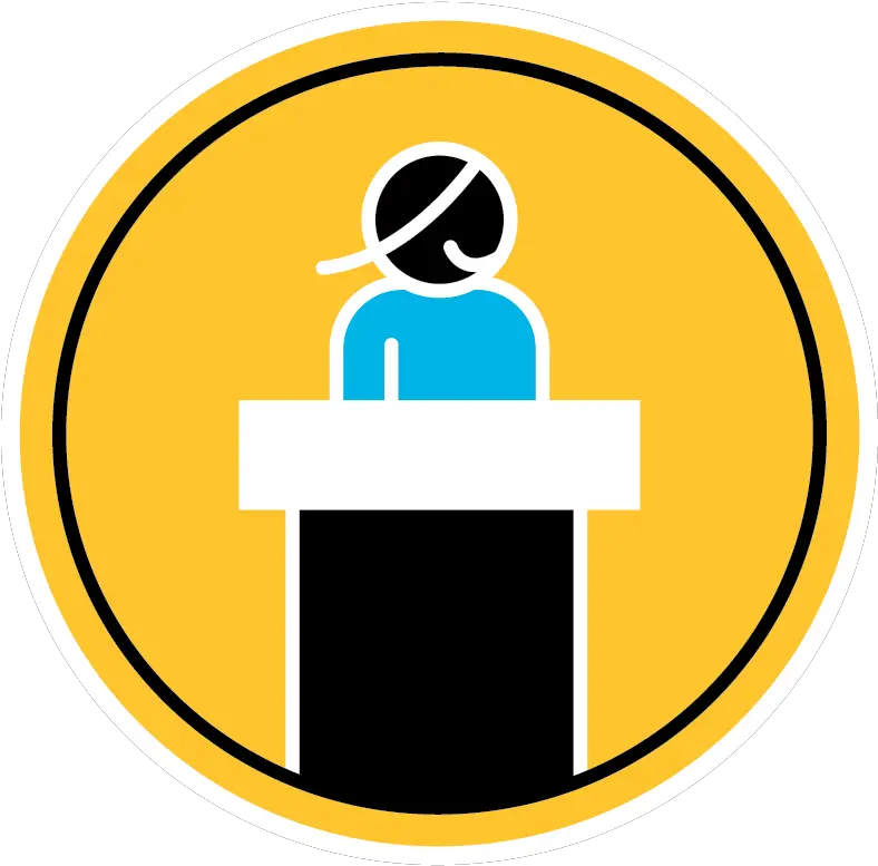 Speaking Icon Png Podium Speaking Icon