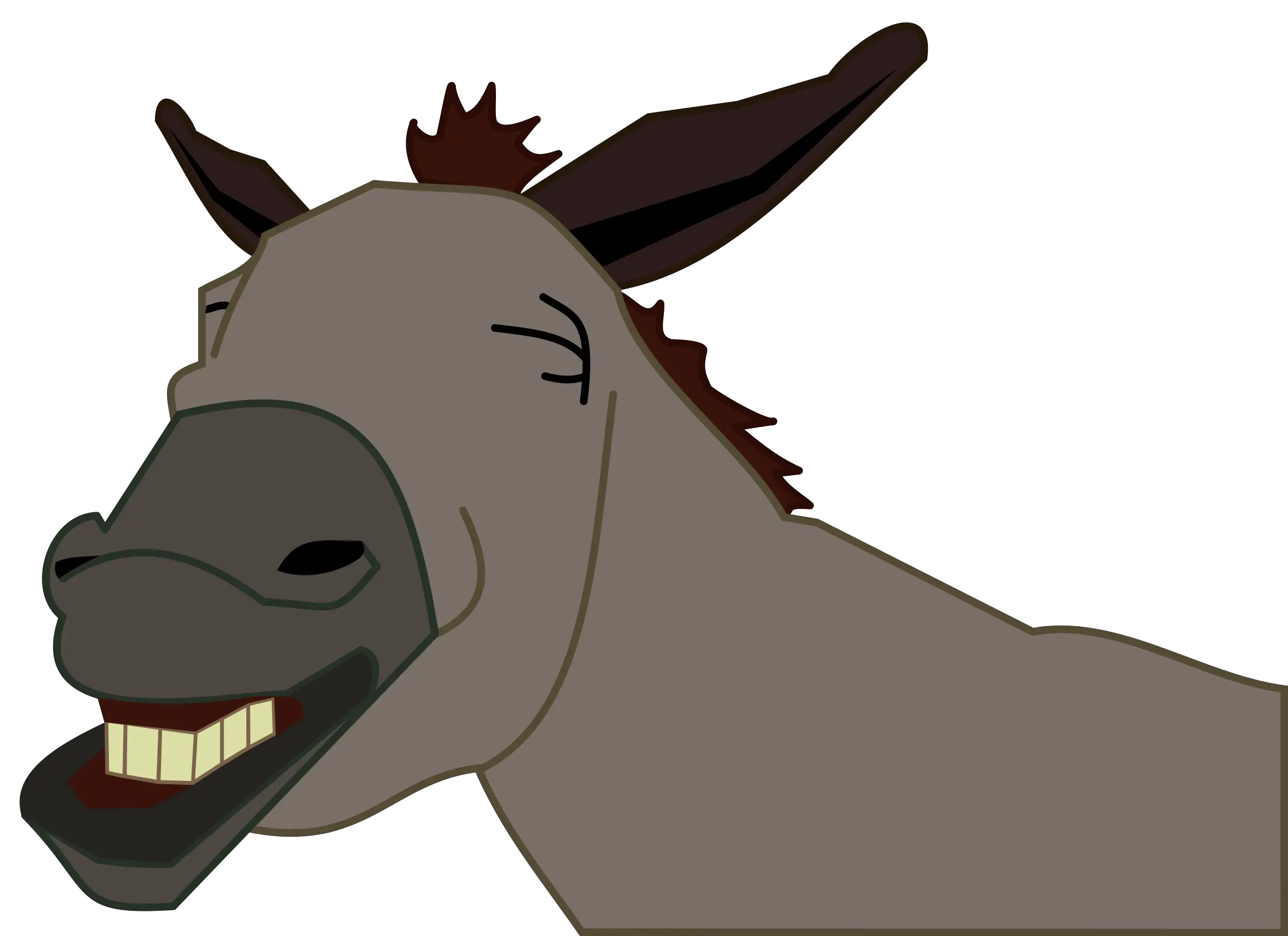Jackass Clipart Free Clip Art Stock Illustrations Clip Png Shrek Head Png