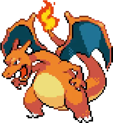 Pokemon Charizard Pixel Art Images Pikachu Transparent Pokemon Charizard Sprite Gif Png Pikachu Transparent Background