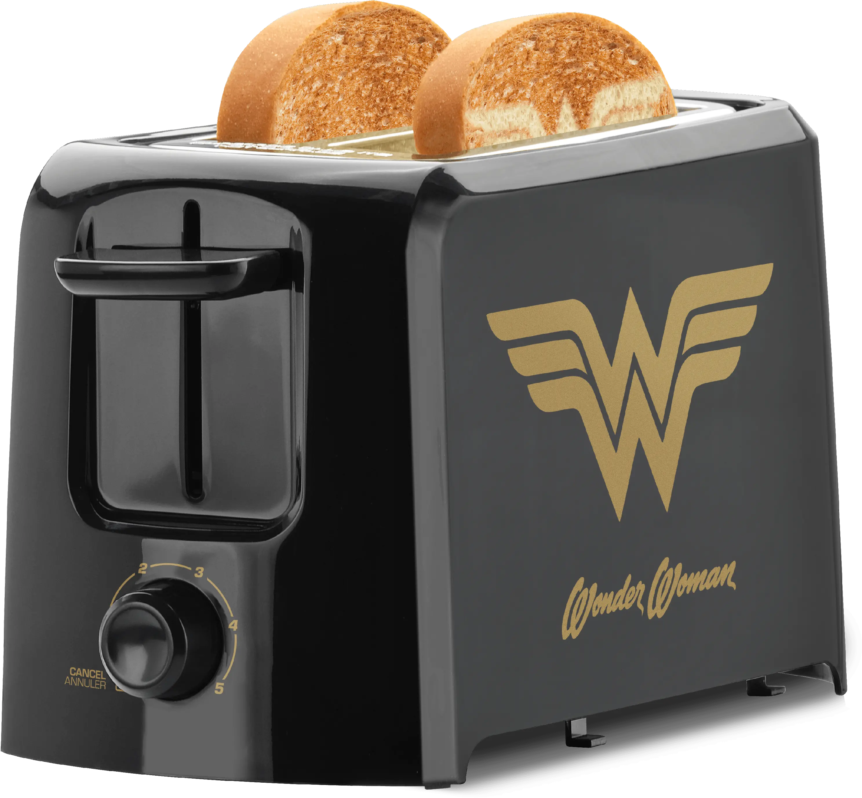 Dc Wonder Woman 2 Slice Toaster Walmartcom Batman Toaster Png Toaster Png