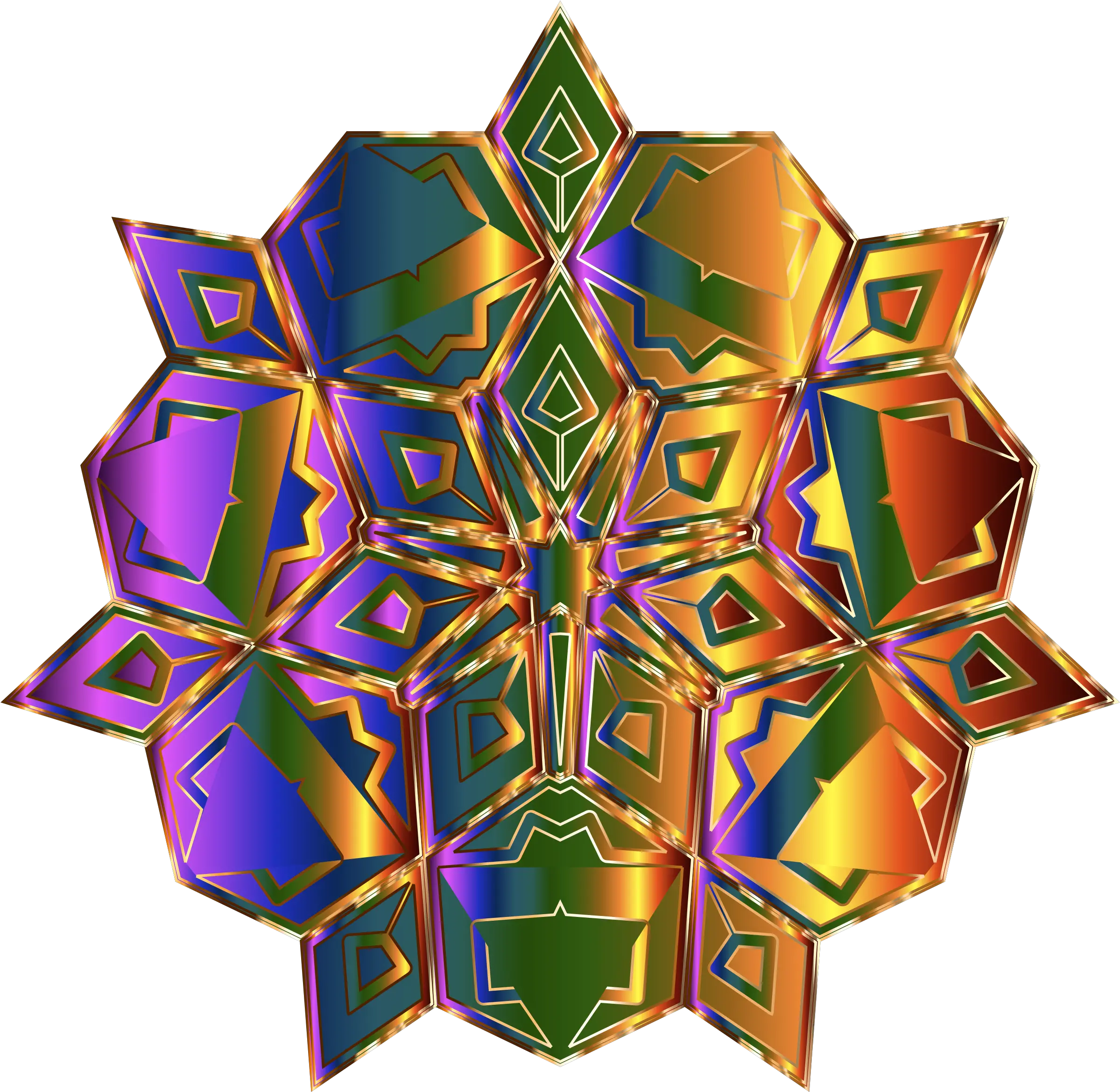 Download Hd This Free Icons Png Design Of Prismatic Decorative Geometric Icon